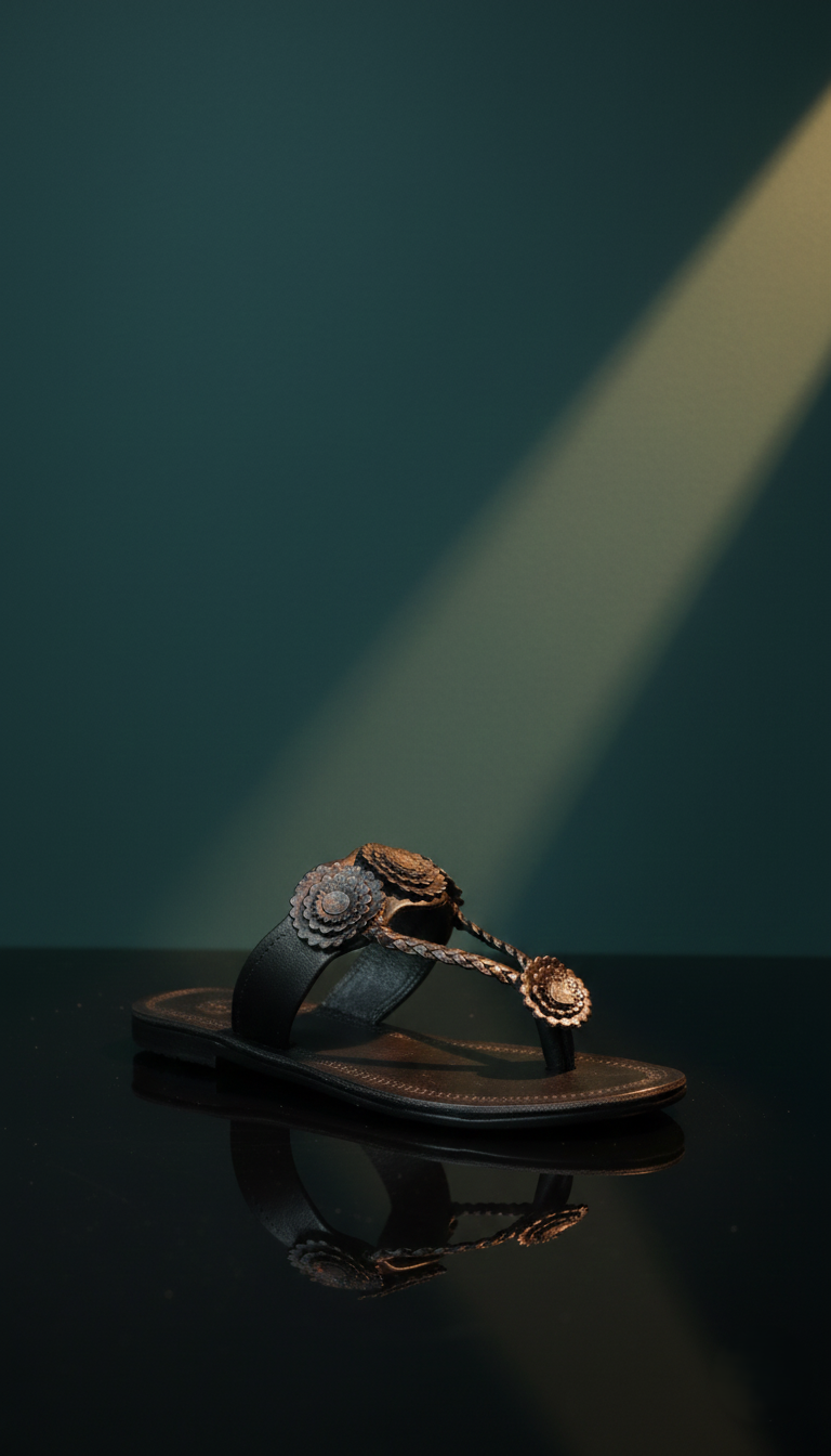 Kolhapuri Don Veni Box Heel (Ladies)